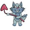⬆️ Эмодзи «Happy cat» для Telegram