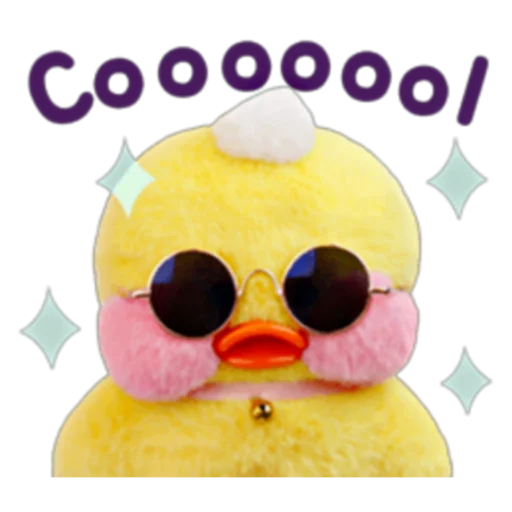 🐣 Стикер «Happy Fanfanduck + fanfanchuu (FULL) [ENG]» для Telegram