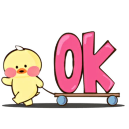 🐥 Стикер «Happy Fanfanduck + fanfanchuu (FULL) [ENG]» для Telegram