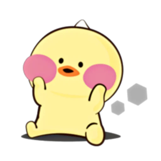 🐥 Стикер «Happy Fanfanduck + fanfanchuu (FULL) [ENG]» для Telegram