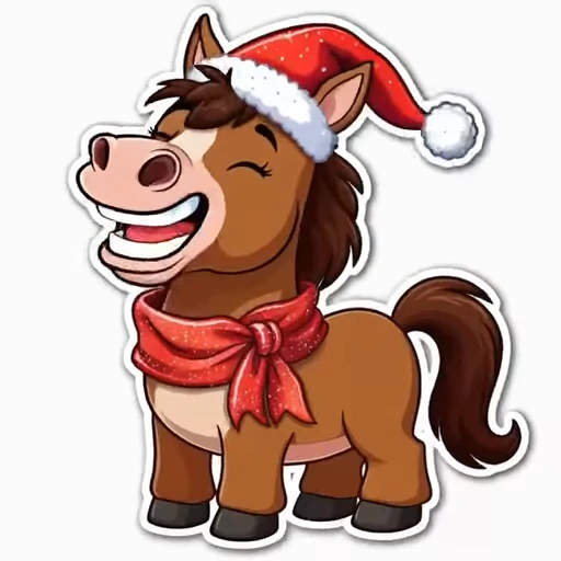 🤣 Стикер «Red horse» для Telegram