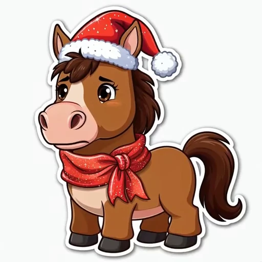 😞 Стикер «Red horse» для Telegram