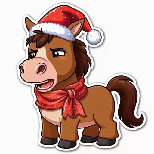 😡 Стикер «Red horse» для Telegram