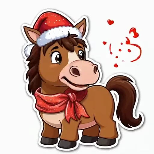 😘 Стикер «Red horse» для Telegram