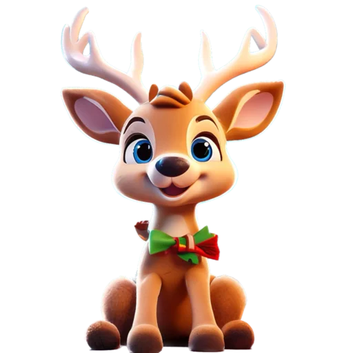 🦌 Стикер «New Year Christmas Новый год Рождество» для Telegram