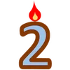 2️⃣ Эмодзи «Happy Birthday» для Telegram