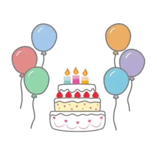 🎂 Стикер «Happy Birthday» для Telegram