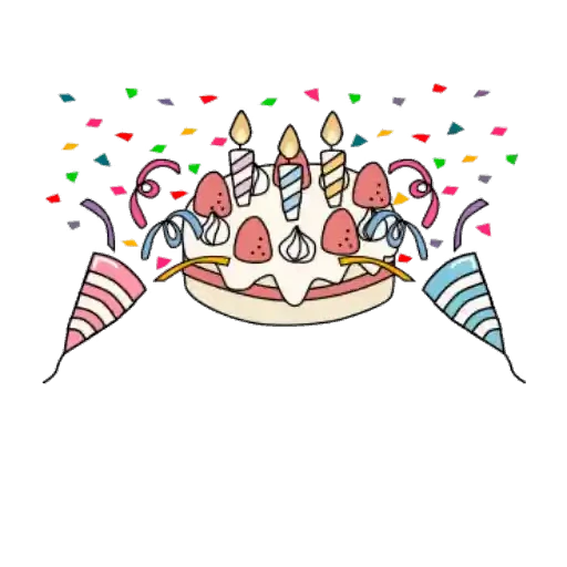 Стикерпак Happy Birthday для Telegram