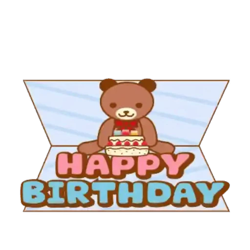 🎂 Стикер «Happy Birthday» для Telegram