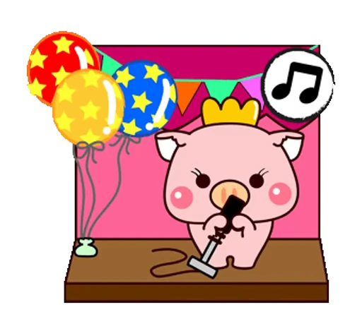 🎂 Стикер «Happy Birthday» для Telegram