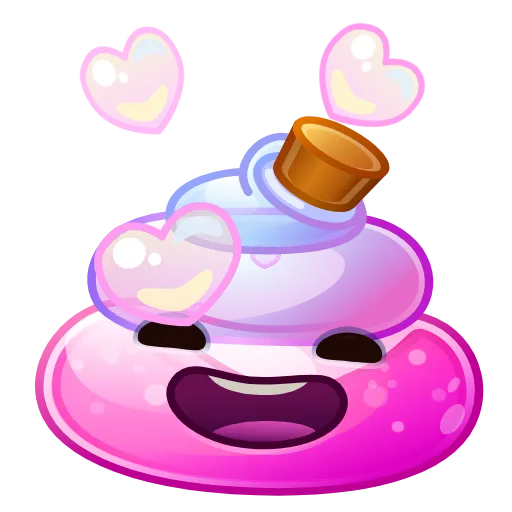 💩 Эмодзи «Happy Brownie Больше в тгк» для Telegram