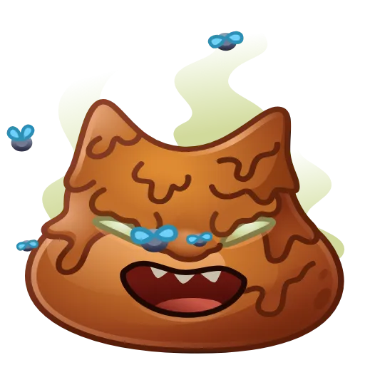 💩 Эмодзи «Happy Brownie Больше в тгк» для Telegram