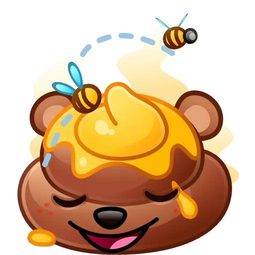 💩 Эмодзи «Happy Brownie Больше в тгк» для Telegram