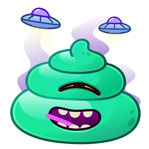 💩 Эмодзи «Happy Brownie Больше в тгк» для Telegram