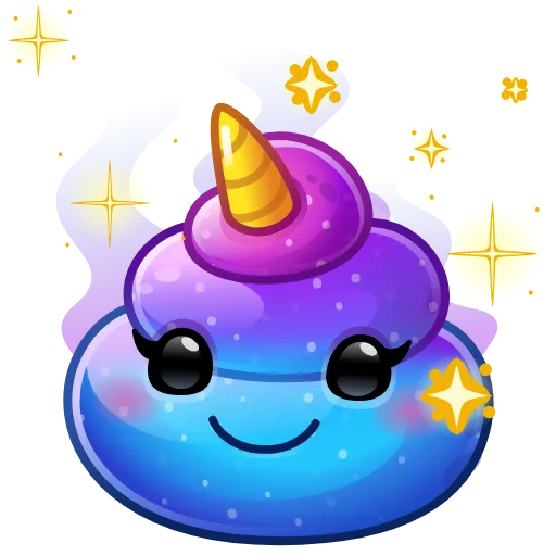 💩 Эмодзи «Happy Brownie Больше в тгк» для Telegram