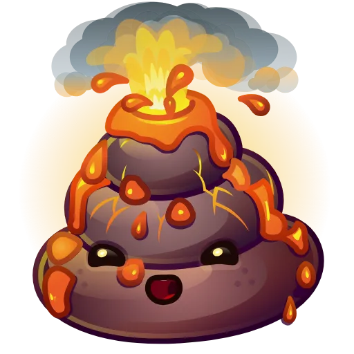 💩 Эмодзи «Happy Brownie Больше в тгк» для Telegram
