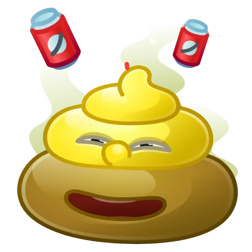 💩 Эмодзи «Happy Brownie Больше в тгк» для Telegram