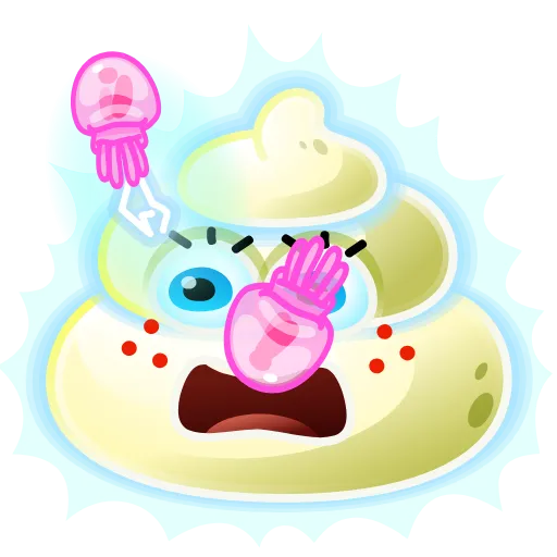 💩 Эмодзи «Happy Brownie Больше в тгк» для Telegram