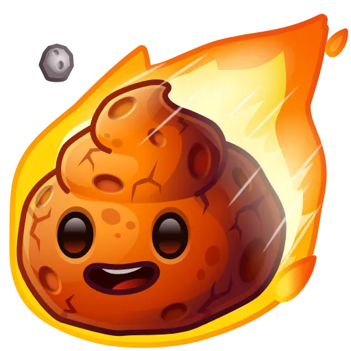 💩 Эмодзи «Happy Brownie Больше в тгк» для Telegram