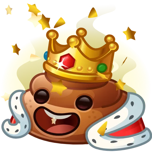 💩 Эмодзи «Happy Brownie Больше в тгк» для Telegram