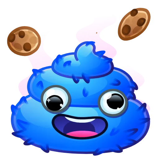 💩 Эмодзи «Happy Brownie Больше в тгк» для Telegram