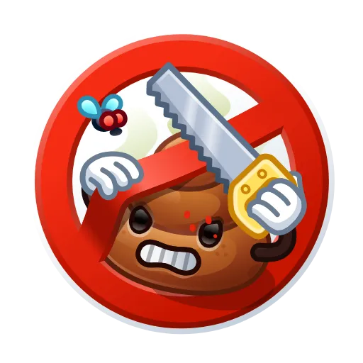 💩 Эмодзи «Happy Brownie Больше в тгк» для Telegram
