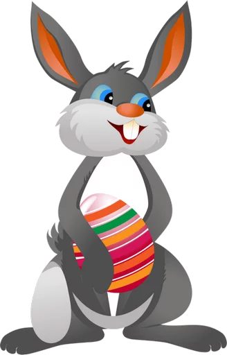 🐇 Стикер «Happy Easter» для Telegram