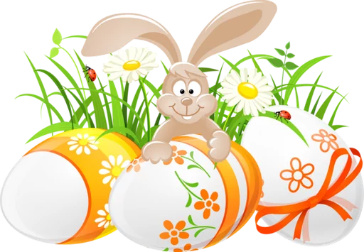 🐇 Стикер «Happy Easter» для Telegram