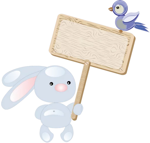 🐇 Стикер «Happy Easter» для Telegram