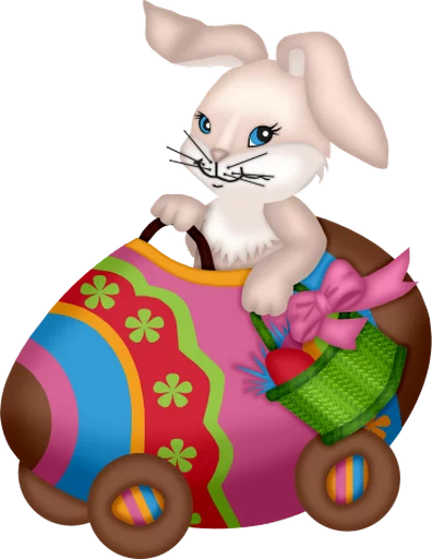 🐇 Стикер «Happy Easter» для Telegram