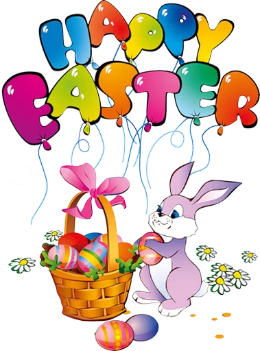 Стикерпак Happy Easter для Telegram