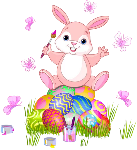 🐇 Стикер «Happy Easter» для Telegram