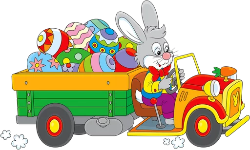 🐇 Стикер «Happy Easter» для Telegram