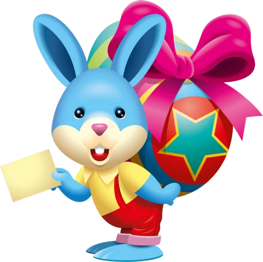 🐇 Стикер «Happy Easter» для Telegram