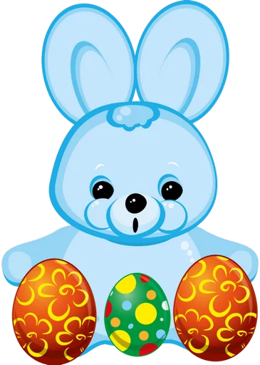 🐇 Стикер «Happy Easter» для Telegram