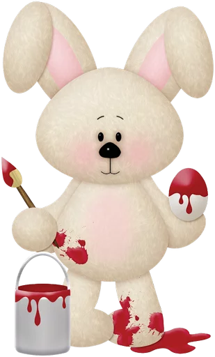 🐇 Стикер «Happy Easter» для Telegram