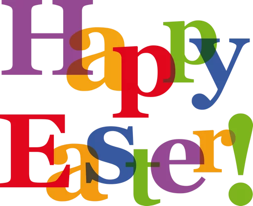 🎉 Стикер «Happy Easter» для Telegram