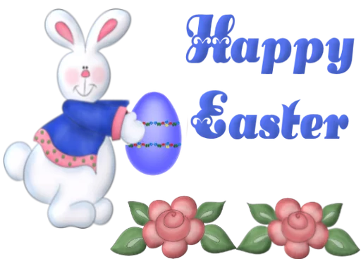 🎉 Стикер «Happy Easter» для Telegram