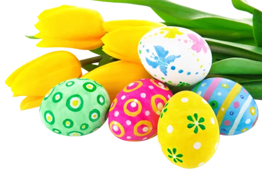 🎗 Стикер «Happy Easter» для Telegram