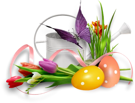 🍥 Стикер «Happy Easter» для Telegram