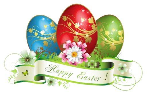🍥 Стикер «Happy Easter» для Telegram