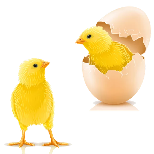 🐥 Стикер «Happy Easter» для Telegram