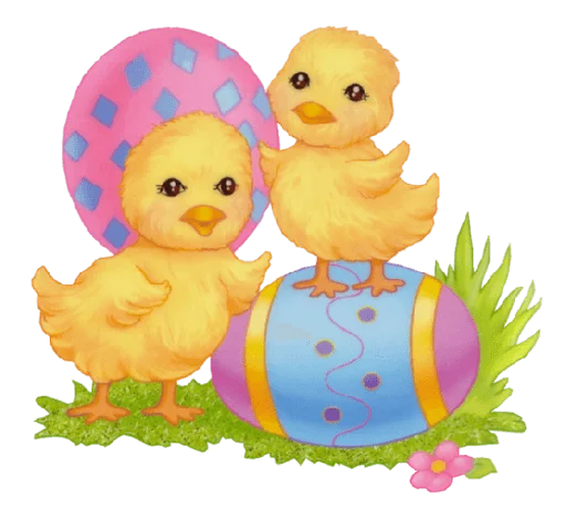 🐥 Стикер «Happy Easter» для Telegram