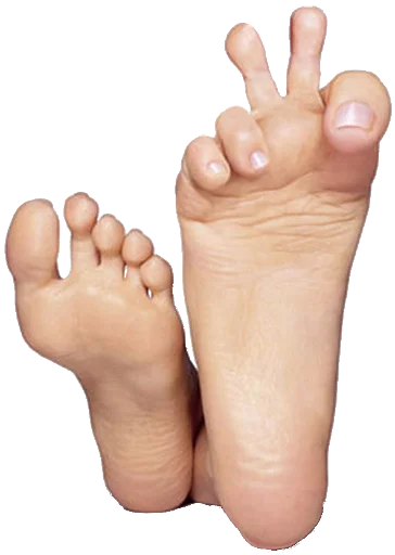 ✌ Стикер «Happy feet» для Telegram