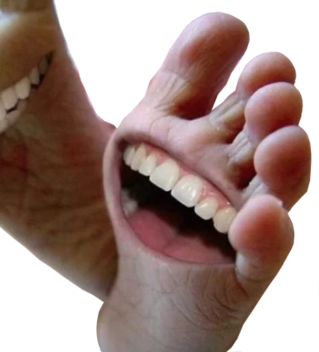 😁 Стикер «Happy feet» для Telegram