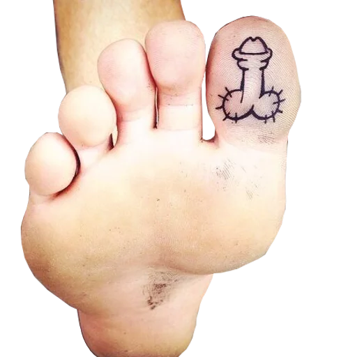 🖕 Стикер «Happy feet» для Telegram