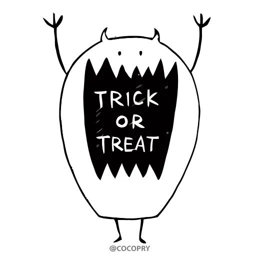 Стикерпак Happy Halloweeeeeen для Telegram