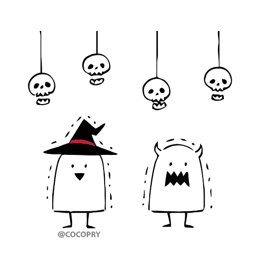😞 Стикер «Happy Halloweeeeeen» для Telegram
