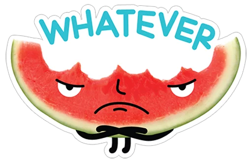 😁 Стикер «watermelon» для Telegram