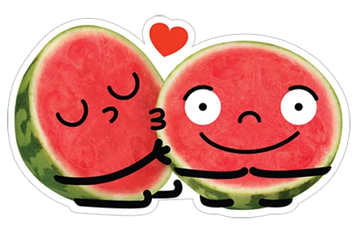 😘 Стикер «watermelon» для Telegram